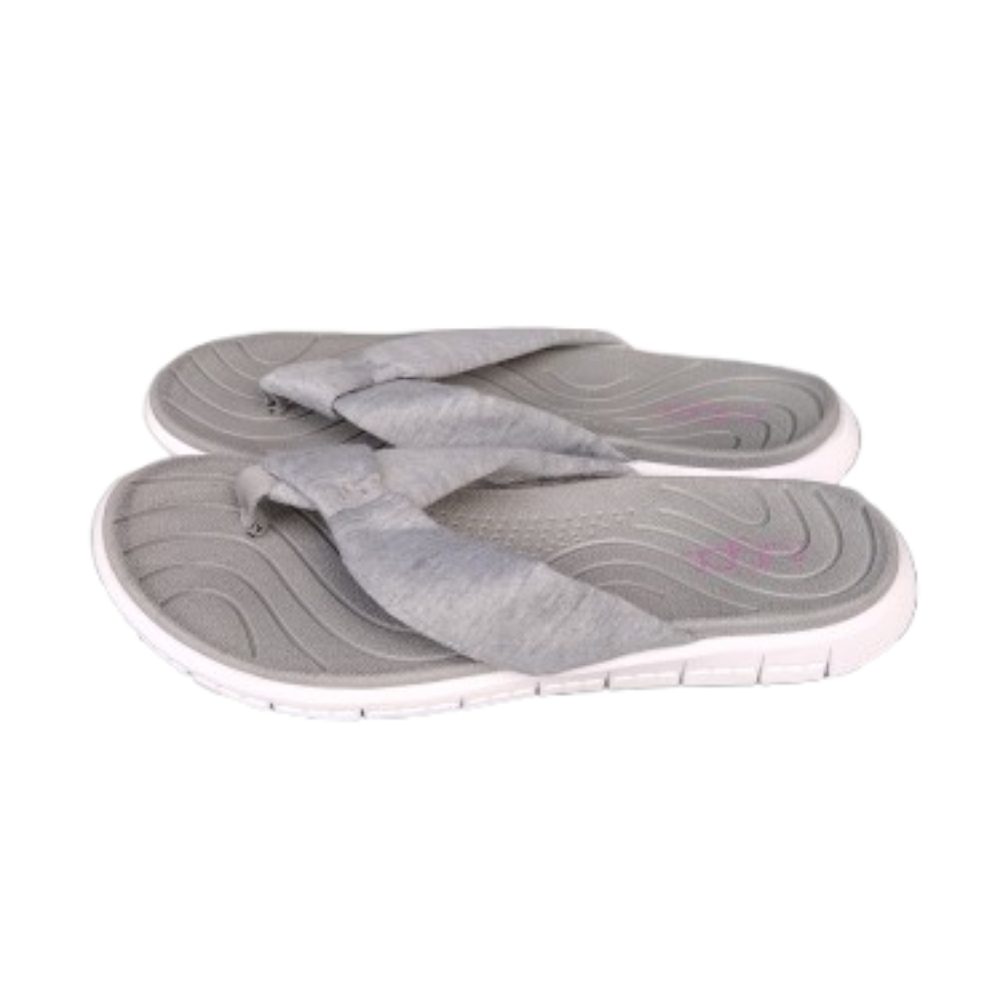 Sugar Women's Sandals Flip Flop  White Gray Size 8